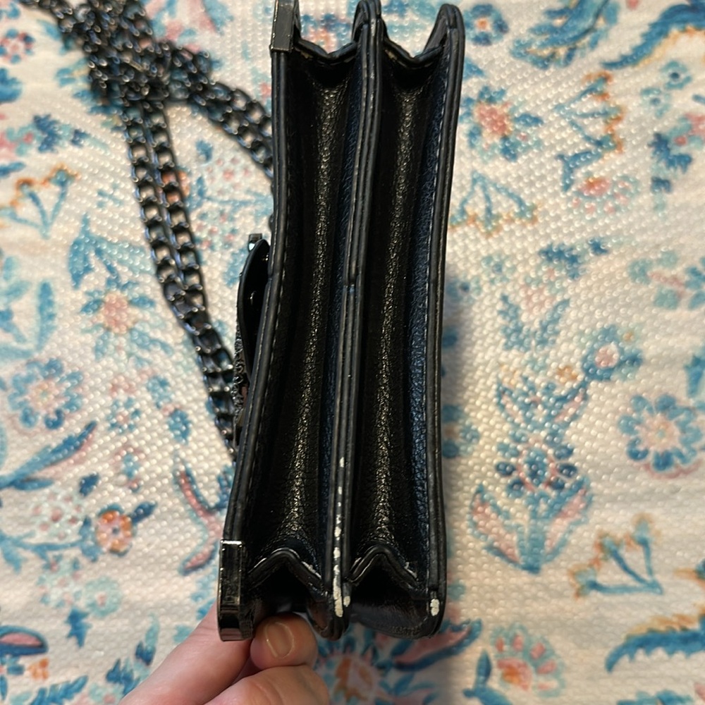 Black mini bag with monkey buckle. - Picture 5 of 7